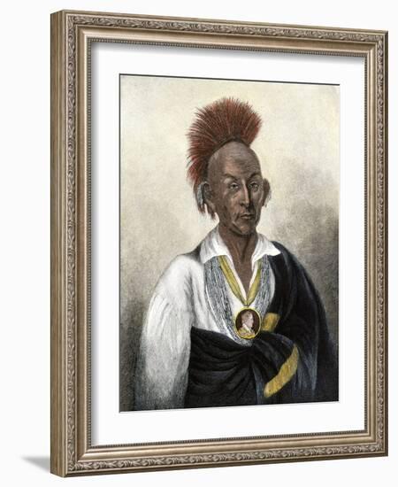 Chief Black Hawk-null-Framed Giclee Print