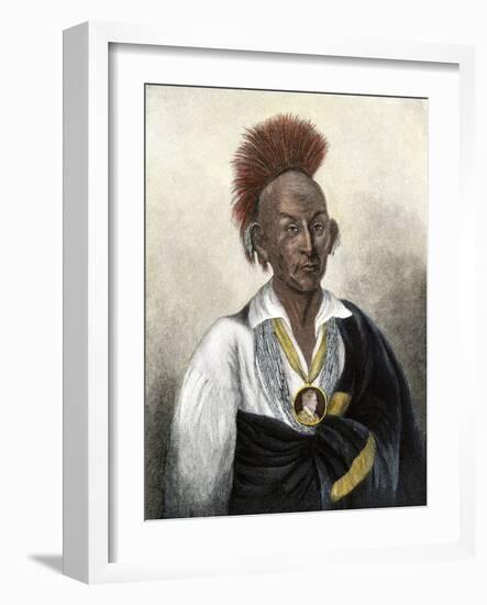 Chief Black Hawk-null-Framed Giclee Print