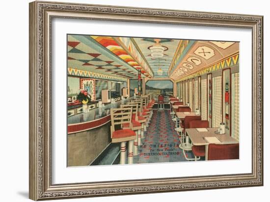 Chief Diner, Durango, Colorado-null-Framed Art Print