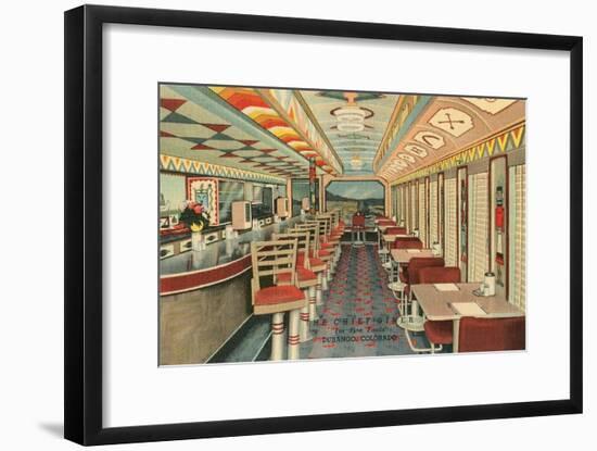 Chief Diner, Durango, Colorado-null-Framed Art Print