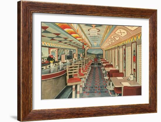 Chief Diner, Durango, Colorado-null-Framed Art Print