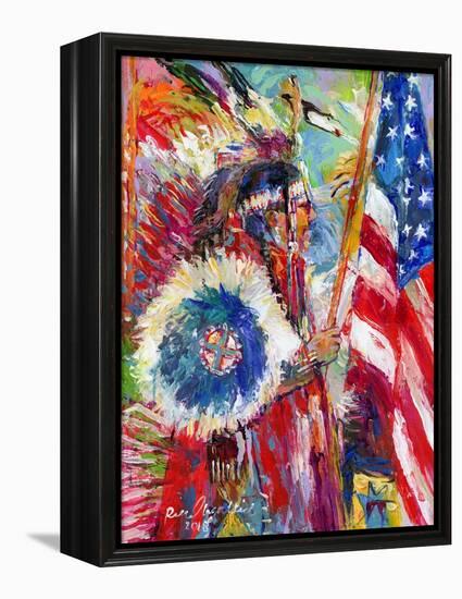Chief Doug-Richard Wallich-Framed Stretched Canvas