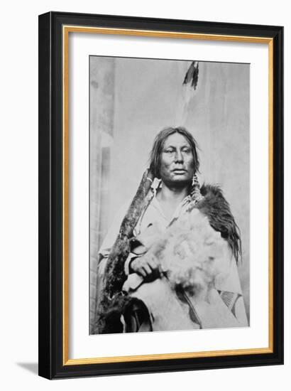 Chief Gall (C.1840-94) (B/W Photo)-American Photographer-Framed Giclee Print