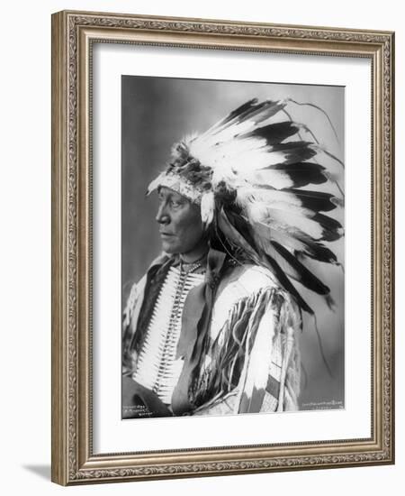 Chief Hollow Horn Bear, Sioux, 1898-Frank A. Rinehart-Framed Photographic Print