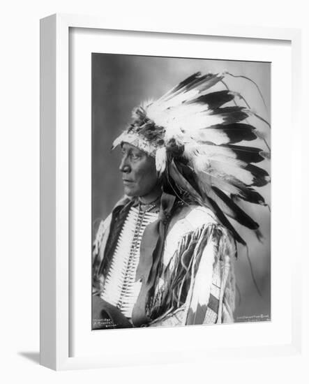 Chief Hollow Horn Bear, Sioux, 1898-Frank A. Rinehart-Framed Photographic Print