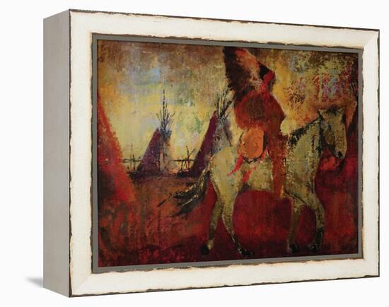 Chief I-Sokol Hohne-Framed Stretched Canvas