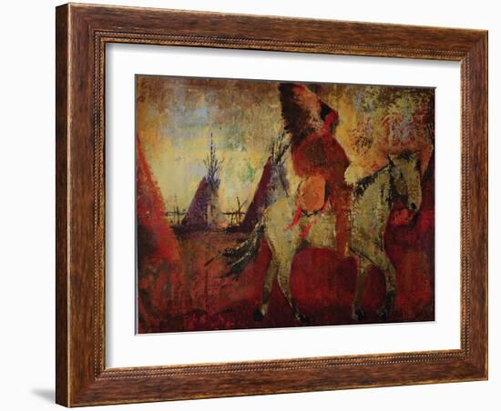 Chief I-Sokol Hohne-Framed Art Print