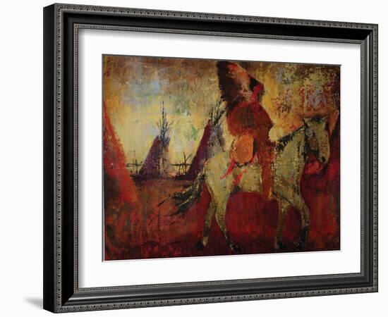 Chief I-Sokol Hohne-Framed Art Print