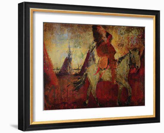 Chief I-Sokol Hohne-Framed Art Print