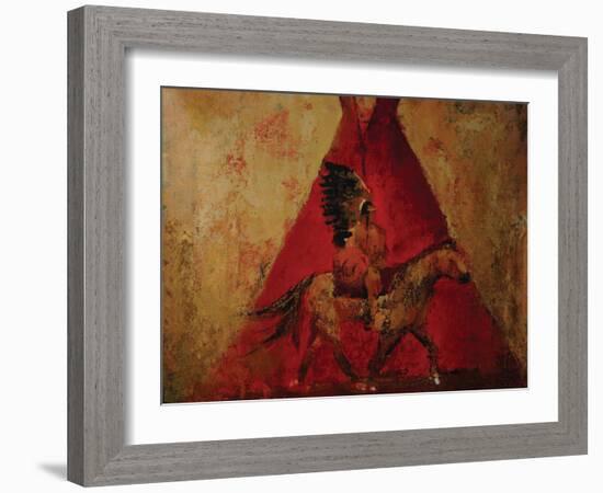 Chief II-Sokol Hohne-Framed Art Print