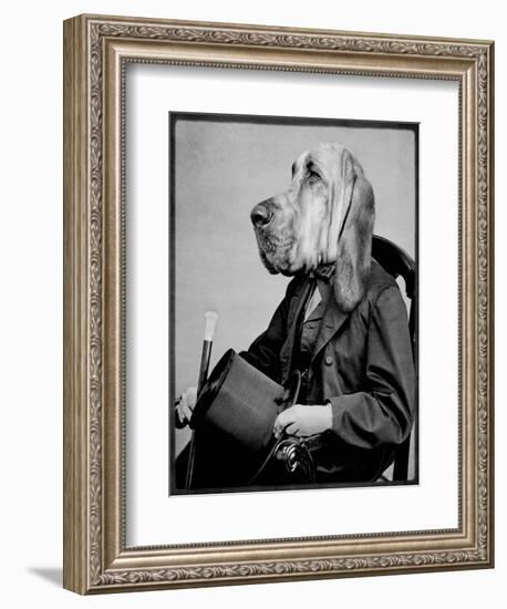 Chief Inspector Houndsbury-Grand Ole Bestiary-Framed Art Print