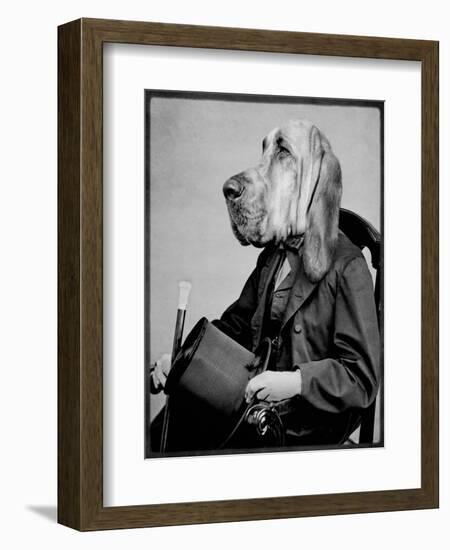 Chief Inspector Houndsbury-Grand Ole Bestiary-Framed Art Print