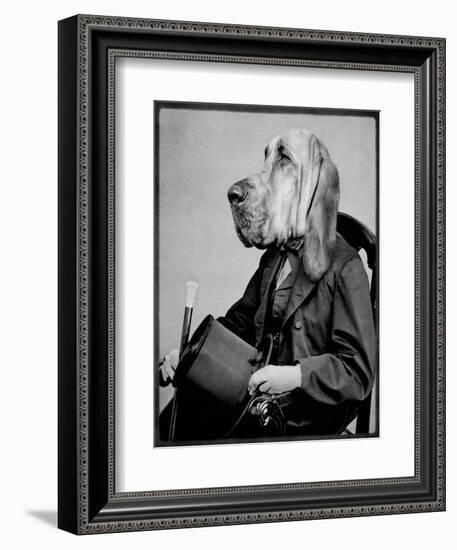 Chief Inspector Houndsbury-Grand Ole Bestiary-Framed Art Print