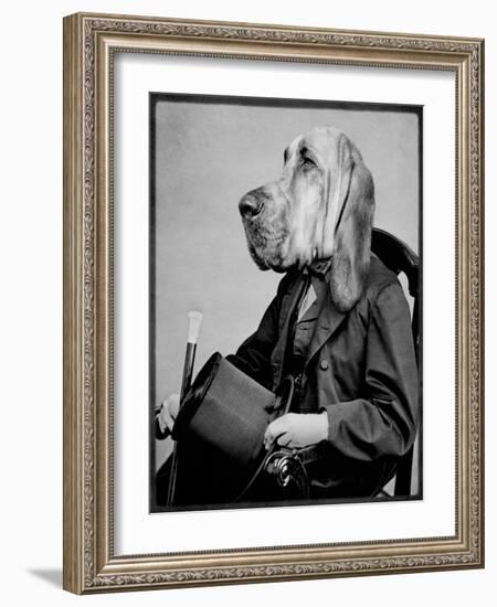 Chief Inspector Houndsbury-Grand Ole Bestiary-Framed Art Print