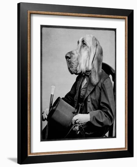 Chief Inspector Houndsbury-Grand Ole Bestiary-Framed Art Print