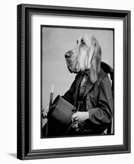 Chief Inspector Houndsbury-Grand Ole Bestiary-Framed Art Print