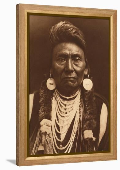 Chief Joseph-Nez Perce, 1903-Edward S Curtis-Framed Premier Image Canvas