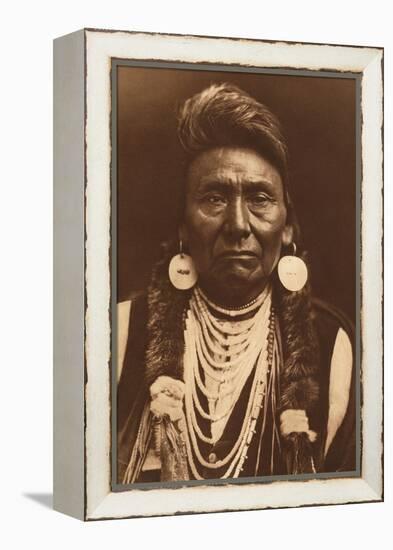 Chief Joseph-Nez Perce, 1903-Edward S Curtis-Framed Premier Image Canvas