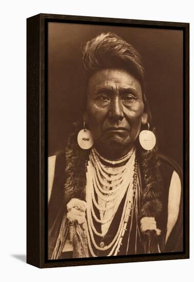 Chief Joseph-Nez Perce, 1903-Edward S Curtis-Framed Premier Image Canvas