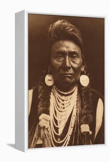 Chief Joseph-Nez Perce, 1903-Edward S Curtis-Framed Premier Image Canvas