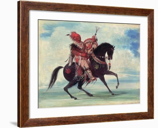 Chief Keokuk, 1834-George Catlin-Framed Giclee Print