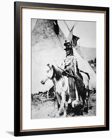 Chief Looking Glass, c.1875-null-Framed Photographic Print