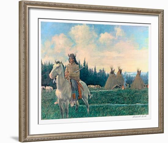 Chief Looking Glass of the Nez Perce-Rockwell Smith-Framed Collectable Print