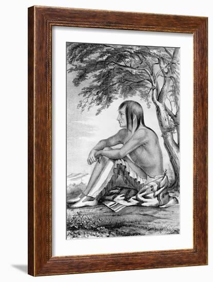 Chief O Cum-Who-Wust-C. B. Graham-Framed Giclee Print