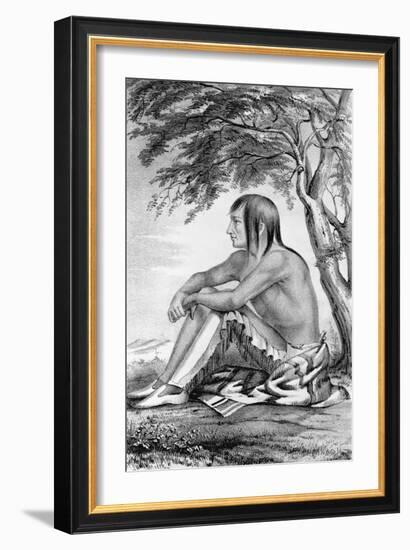 Chief O Cum-Who-Wust-C. B. Graham-Framed Giclee Print