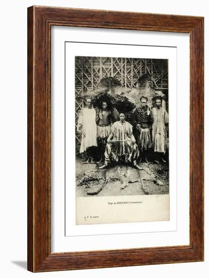 Chief of Dschang, Cameroon, c.1910-null-Framed Giclee Print