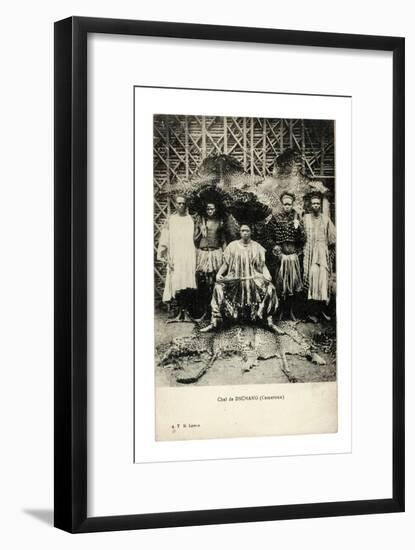 Chief of Dschang, Cameroon, c.1910-null-Framed Giclee Print