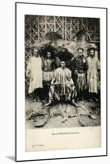 Chief of Dschang, Cameroon, c.1910-null-Mounted Giclee Print