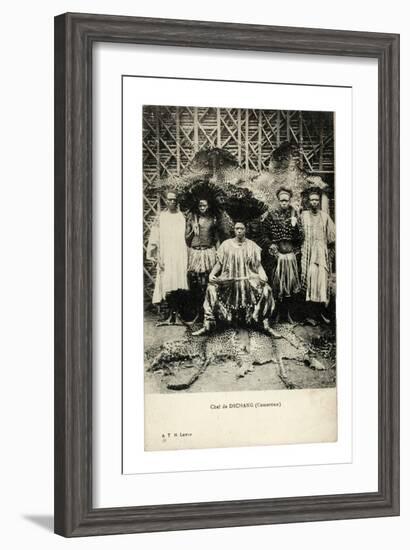 Chief of Dschang, Cameroon, c.1910-null-Framed Premium Giclee Print