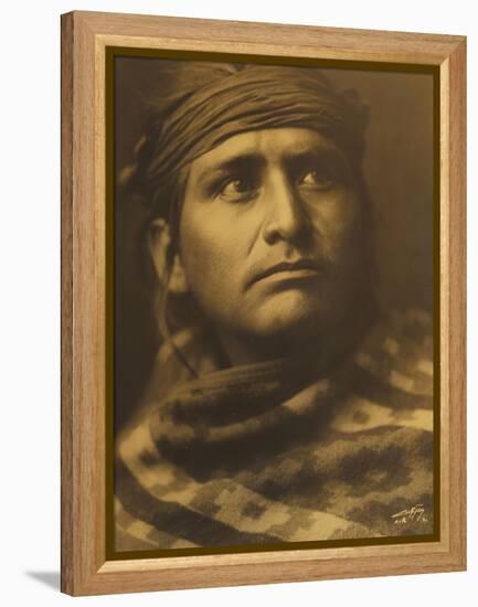 Chief of the Desert, Navaho-Edward S. Curtis-Framed Premier Image Canvas