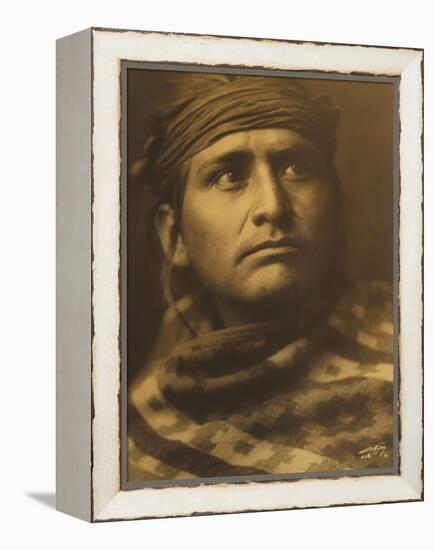 Chief of the Desert, Navaho-Edward S. Curtis-Framed Premier Image Canvas