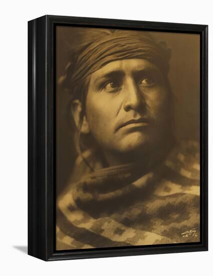 Chief of the Desert, Navaho-Edward S. Curtis-Framed Premier Image Canvas