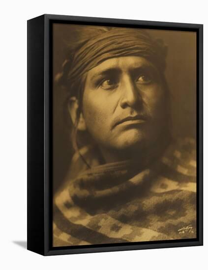 Chief of the Desert, Navaho-Edward S. Curtis-Framed Premier Image Canvas