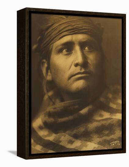 Chief of the Desert, Navaho-Edward S. Curtis-Framed Premier Image Canvas