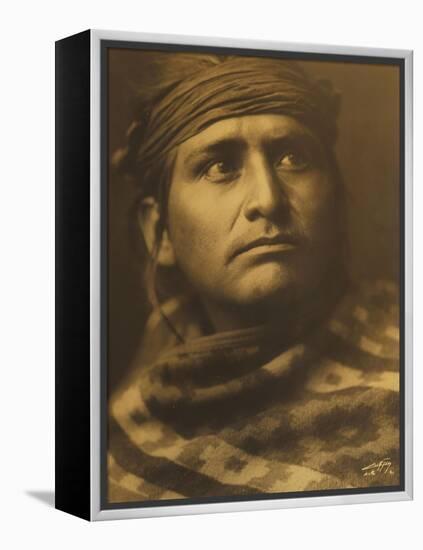 Chief of the Desert, Navaho-Edward S. Curtis-Framed Premier Image Canvas