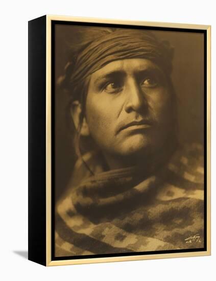 Chief of the Desert, Navaho-Edward S. Curtis-Framed Premier Image Canvas