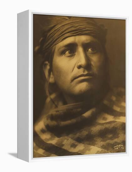 Chief of the Desert, Navaho-Edward S. Curtis-Framed Premier Image Canvas