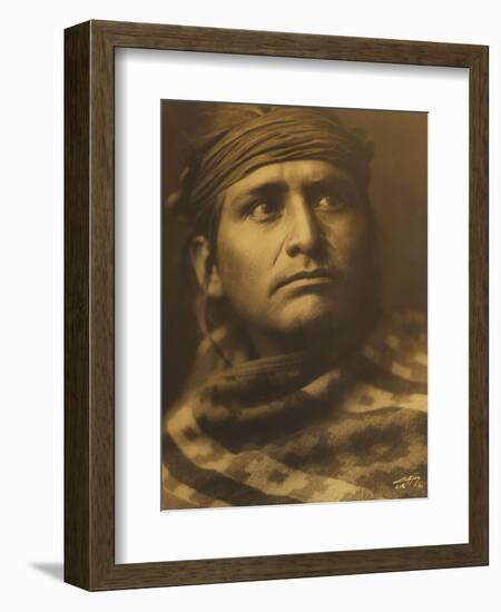 Chief of the Desert, Navaho-Edward S. Curtis-Framed Giclee Print