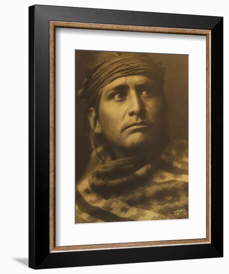 Chief of the Desert, Navaho-Edward S. Curtis-Framed Giclee Print