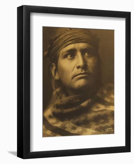 Chief of the Desert, Navaho-Edward S. Curtis-Framed Giclee Print