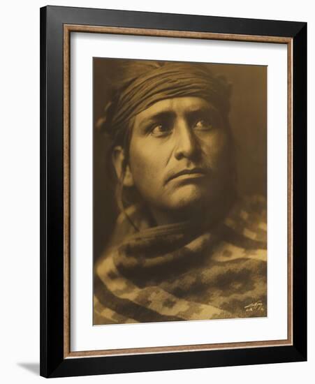 Chief of the Desert, Navaho-Edward S. Curtis-Framed Giclee Print