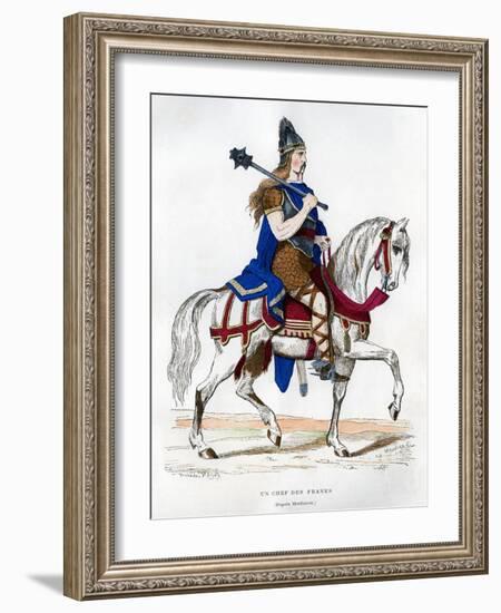 Chief of the Franks, C5th-9th Century (1882-188)-Meunier-Framed Giclee Print