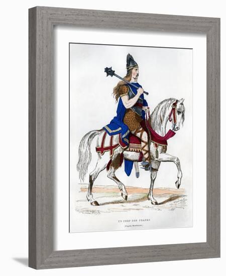 Chief of the Franks, C5th-9th Century (1882-188)-Meunier-Framed Giclee Print