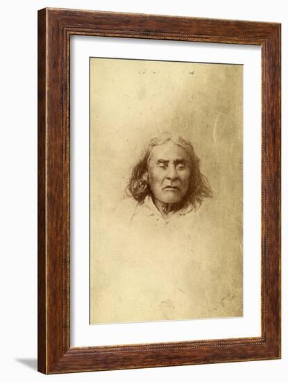 Chief Seattle, Circa 1865-Joseph Thwaites-Framed Giclee Print