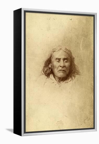 Chief Seattle, Circa 1865-Joseph Thwaites-Framed Premier Image Canvas