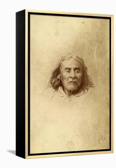 Chief Seattle, Circa 1865-Joseph Thwaites-Framed Premier Image Canvas